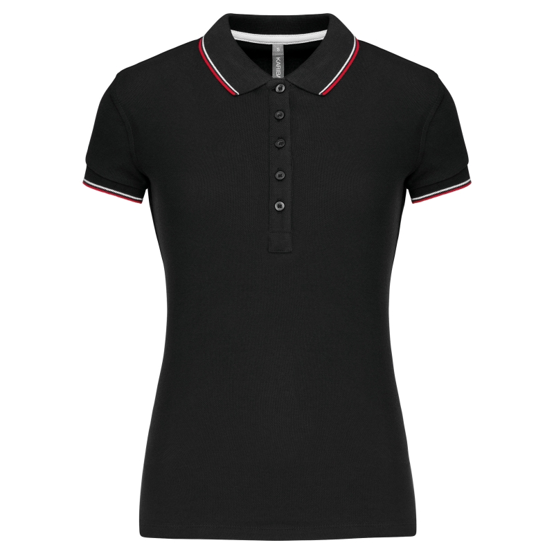 Polo manches courtes femme