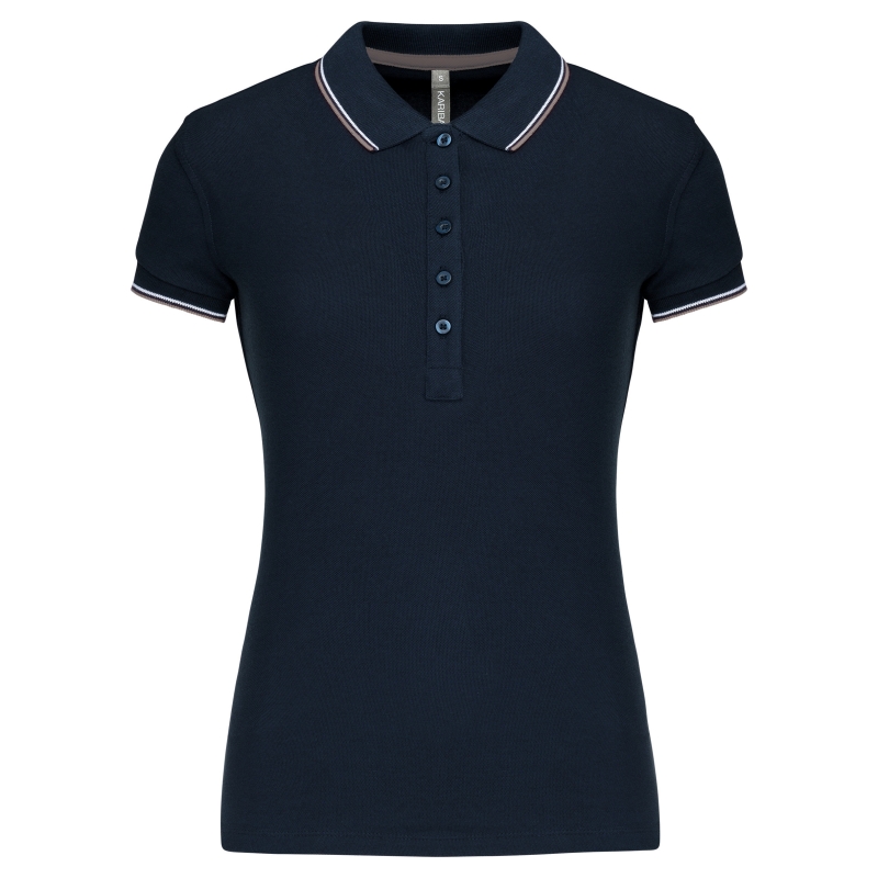 Polo manches courtes femme