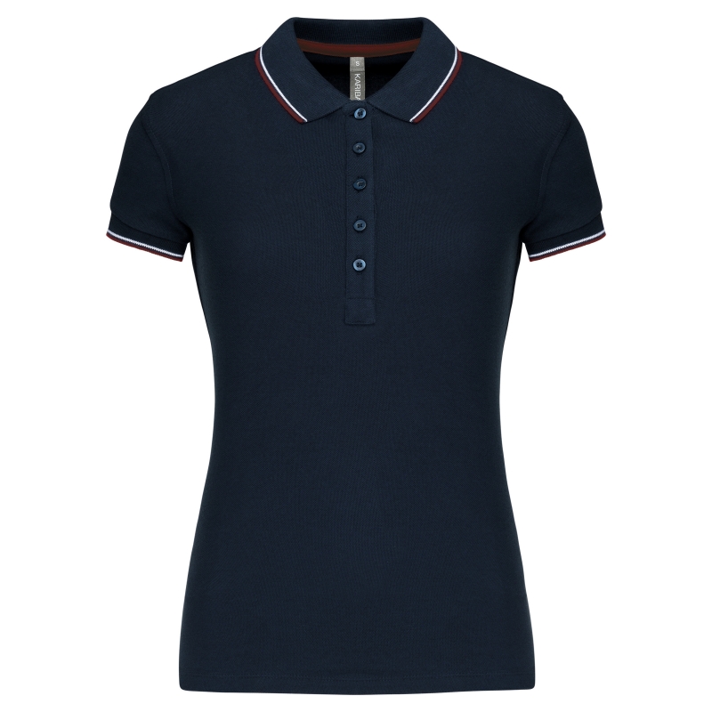 Polo manches courtes femme