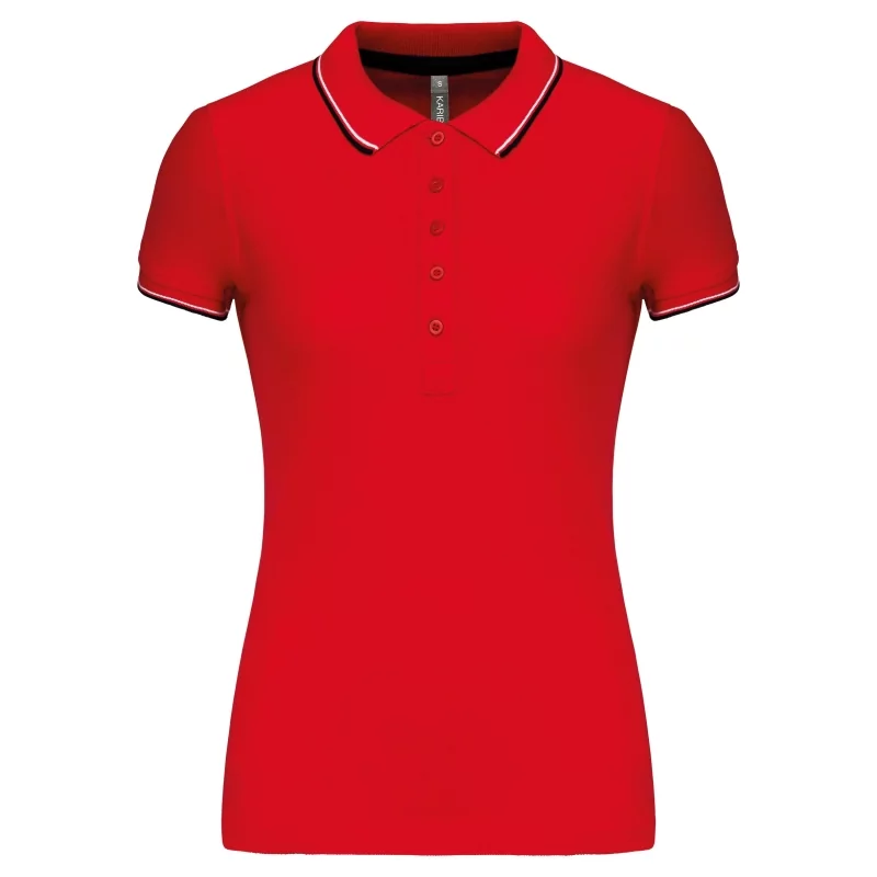 Polo manches courtes femme