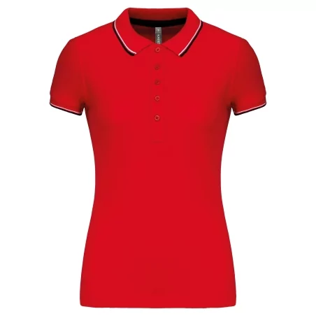 Polo manches courtes femme