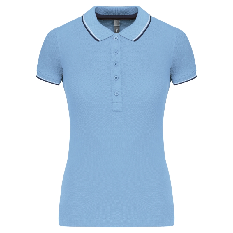 Polo manches courtes femme