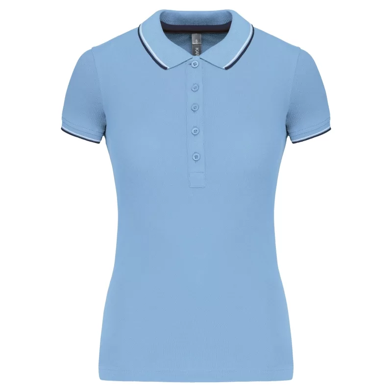 Polo manches courtes femme