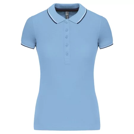 Polo manches courtes femme