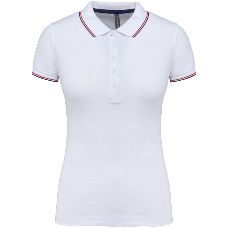 Polo manches courtes femme