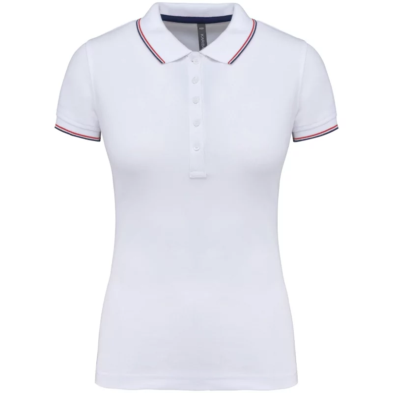 Polo manches courtes femme