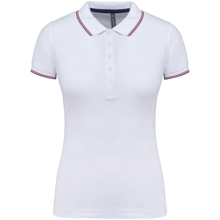 Polo manches courtes femme