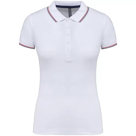 Polo manches courtes femme