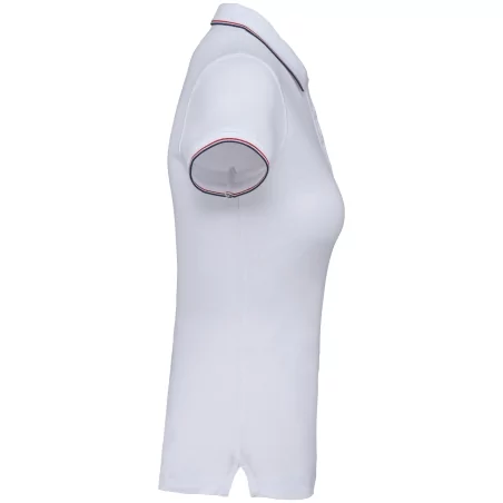 Polo manches courtes femme