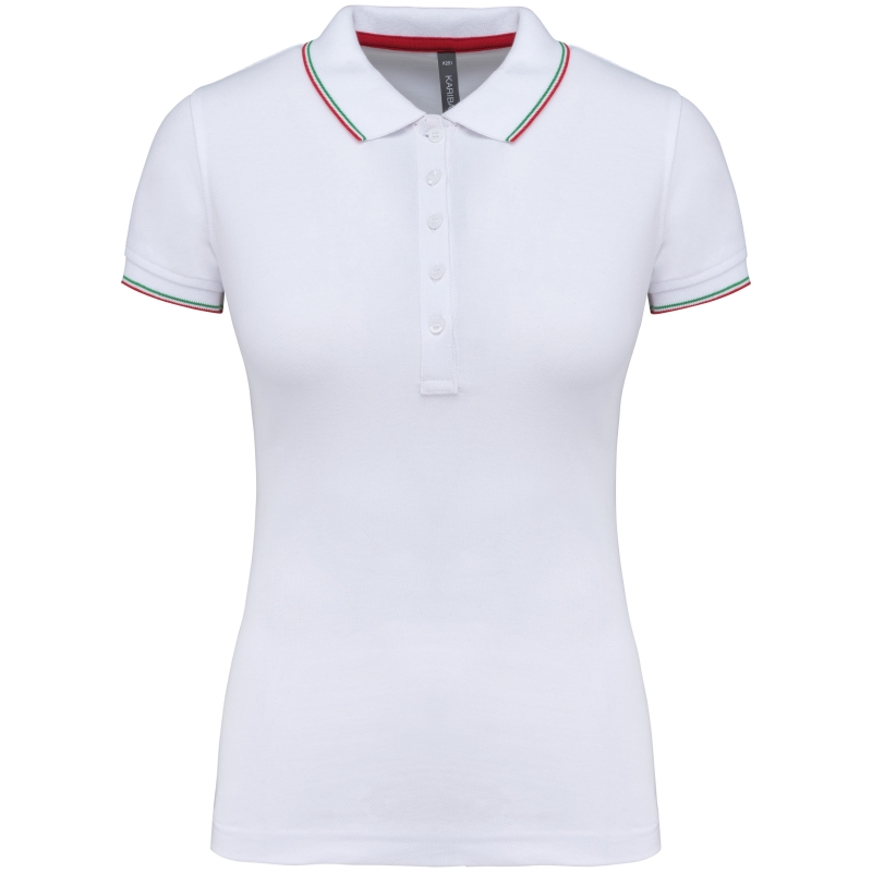 Polo manches courtes femme