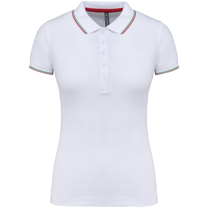 Polo manches courtes femme