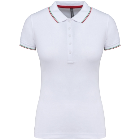 Polo manches courtes femme