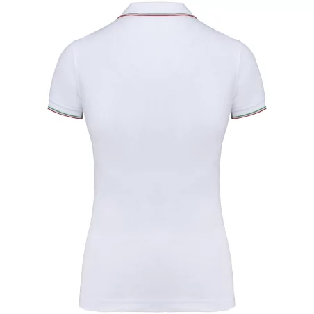Polo manches courtes femme