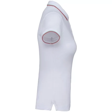 Polo manches courtes femme
