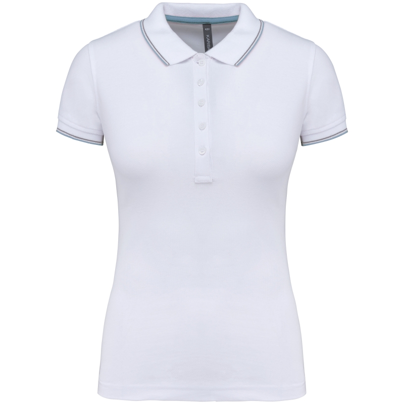 Polo manches courtes femme