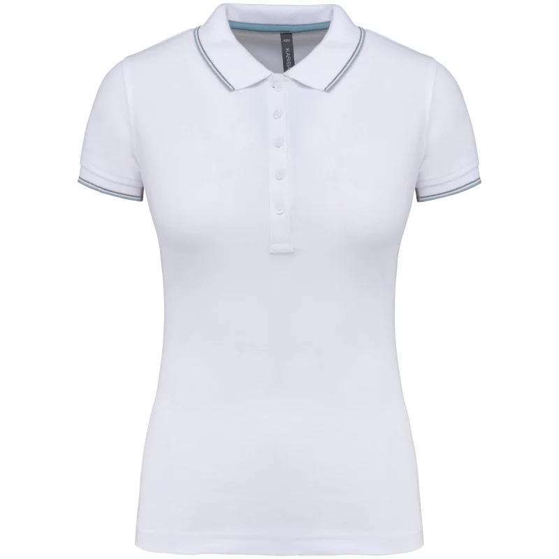 Polo manches courtes femme
