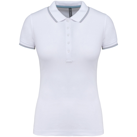 Polo manches courtes femme