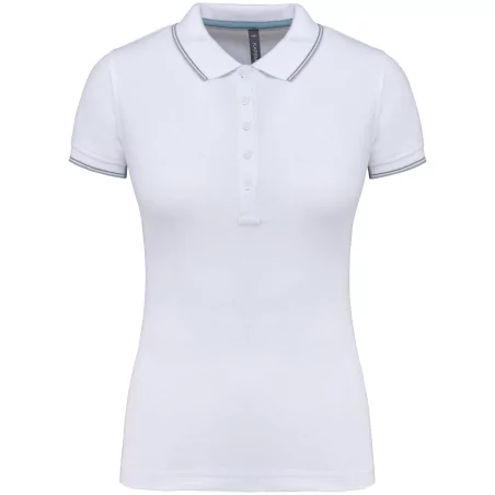 Polo manches courtes femme