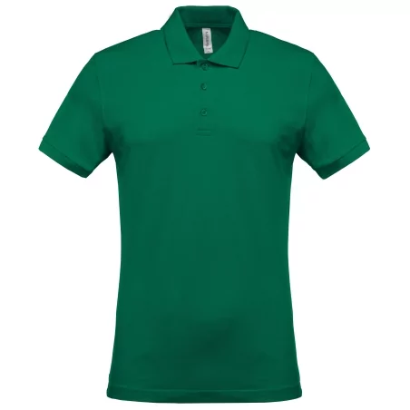 Polo piqué manches courtes homme