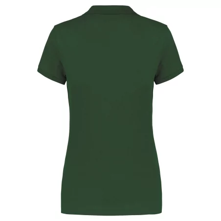Polo piqué manches courtes femme
