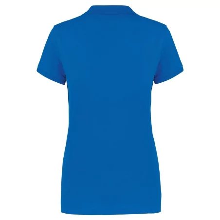 Polo piqué manches courtes femme