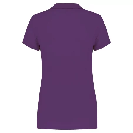 Polo piqué manches courtes femme