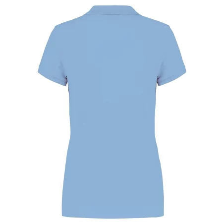 Polo piqué manches courtes femme