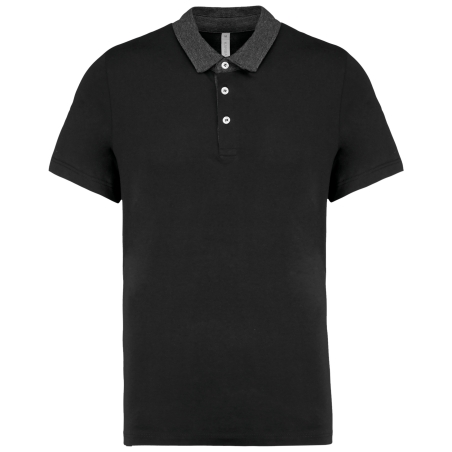 Polo jersey bicolore homme