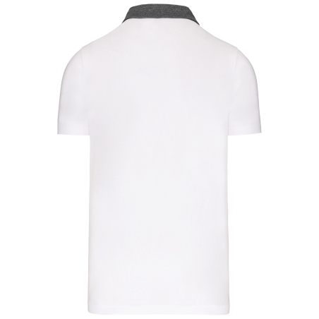 Polo jersey bicolore homme