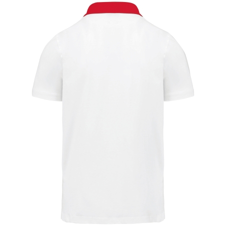 Polo jersey bicolore homme