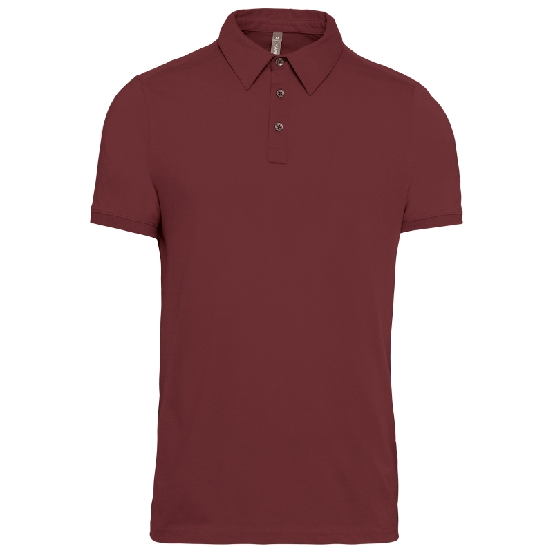 Polo jersey manches courtes homme