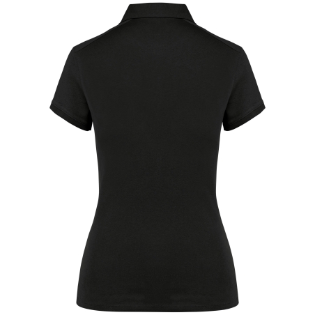 Polo jersey manches courtes femme