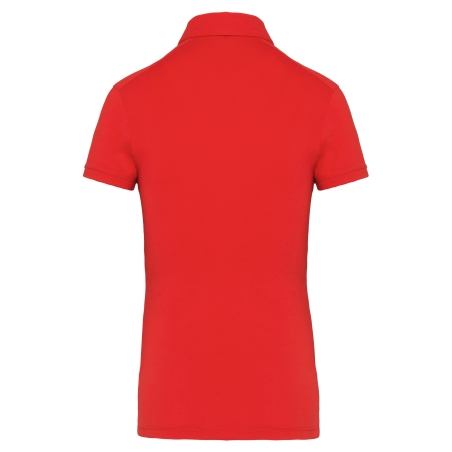 Polo jersey manches courtes femme