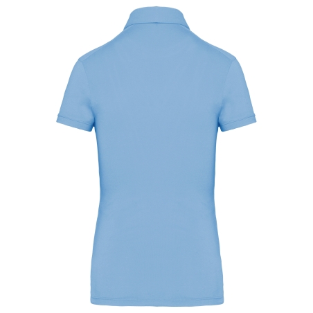 Polo jersey manches courtes femme