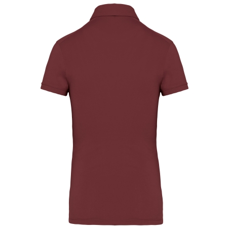 Polo jersey manches courtes femme