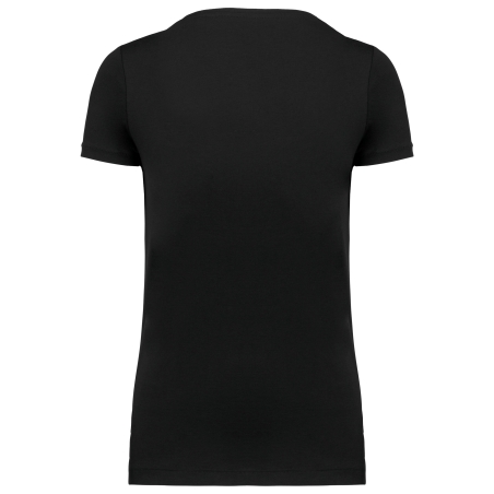 T-shirt Supima® col rond manches courtes femme