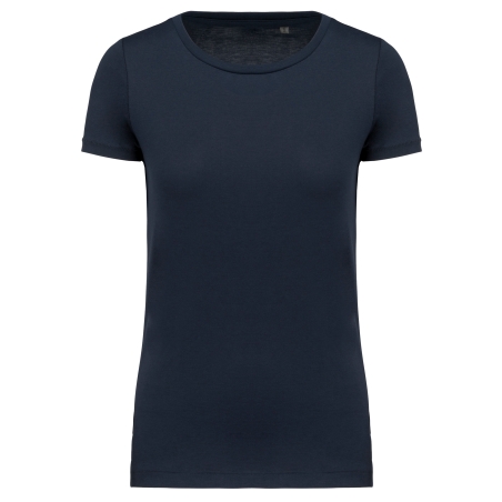 T-shirt Supima® col rond manches courtes femme