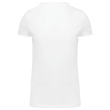 T-shirt Supima® col rond manches courtes femme