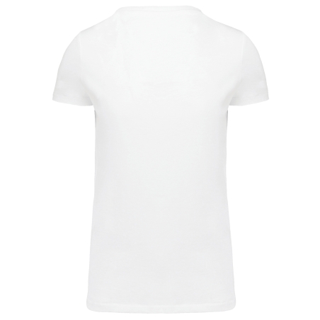 T-shirt Supima® col V manches courtes femme