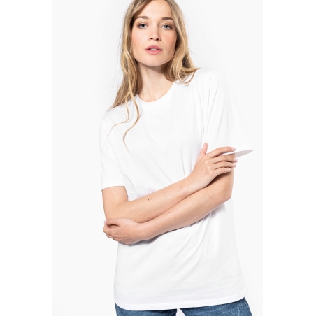 T-shirt col rond manches courtes unisexe