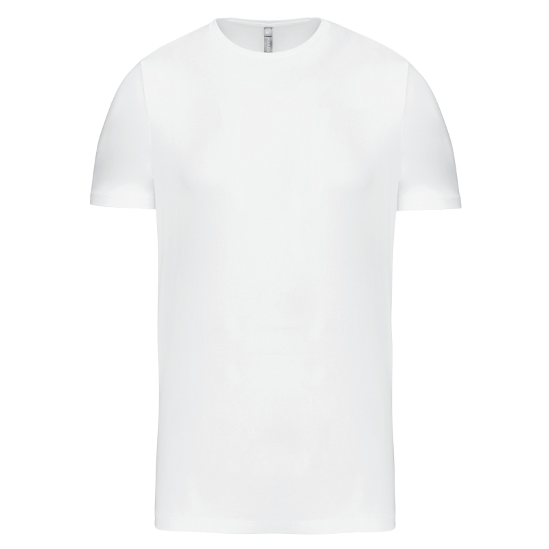 T-shirt col rond manches courtes homme