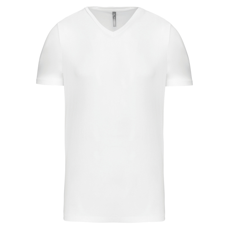 T-shirt manches courtes col V homme