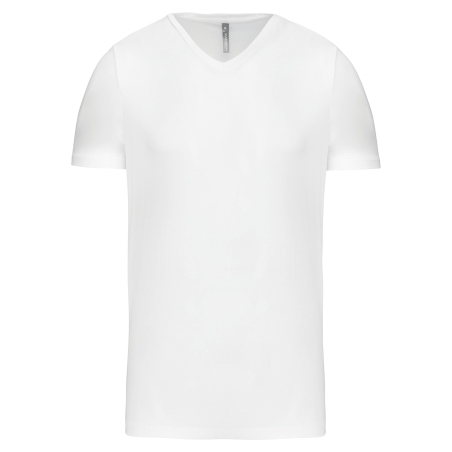 T-shirt manches courtes col V homme