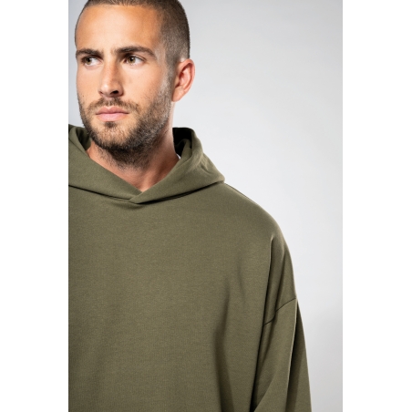 Sweatshirt à capuche molleton oversize unisexe