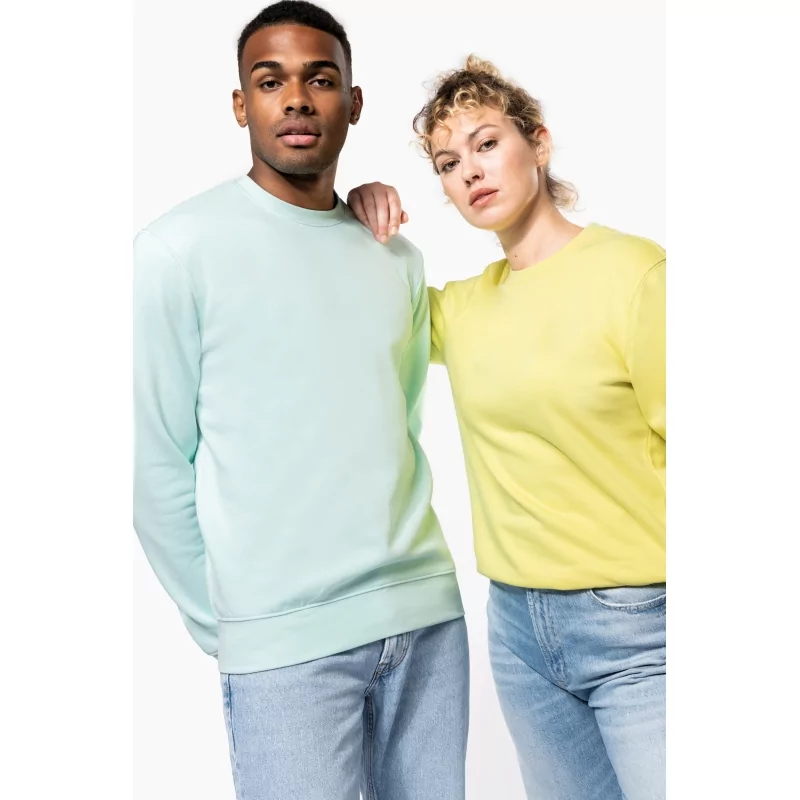 Sweat-shirt écoresponsable col rond unisexe