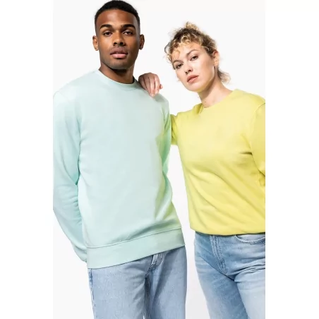 Sweat-shirt écoresponsable col rond unisexe