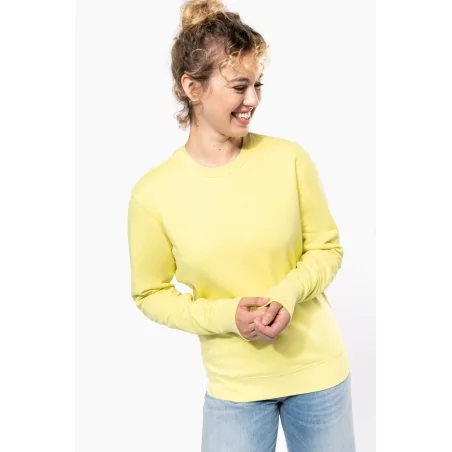 Sweat-shirt écoresponsable col rond unisexe
