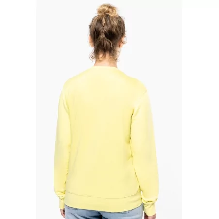 Sweat-shirt écoresponsable col rond unisexe