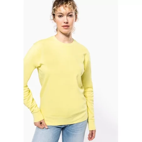 Sweat-shirt écoresponsable col rond unisexe