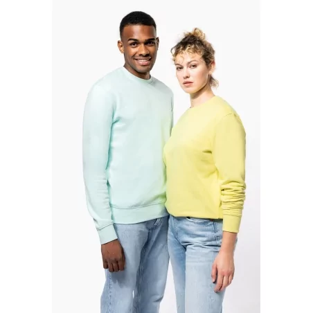 Sweat-shirt écoresponsable col rond unisexe